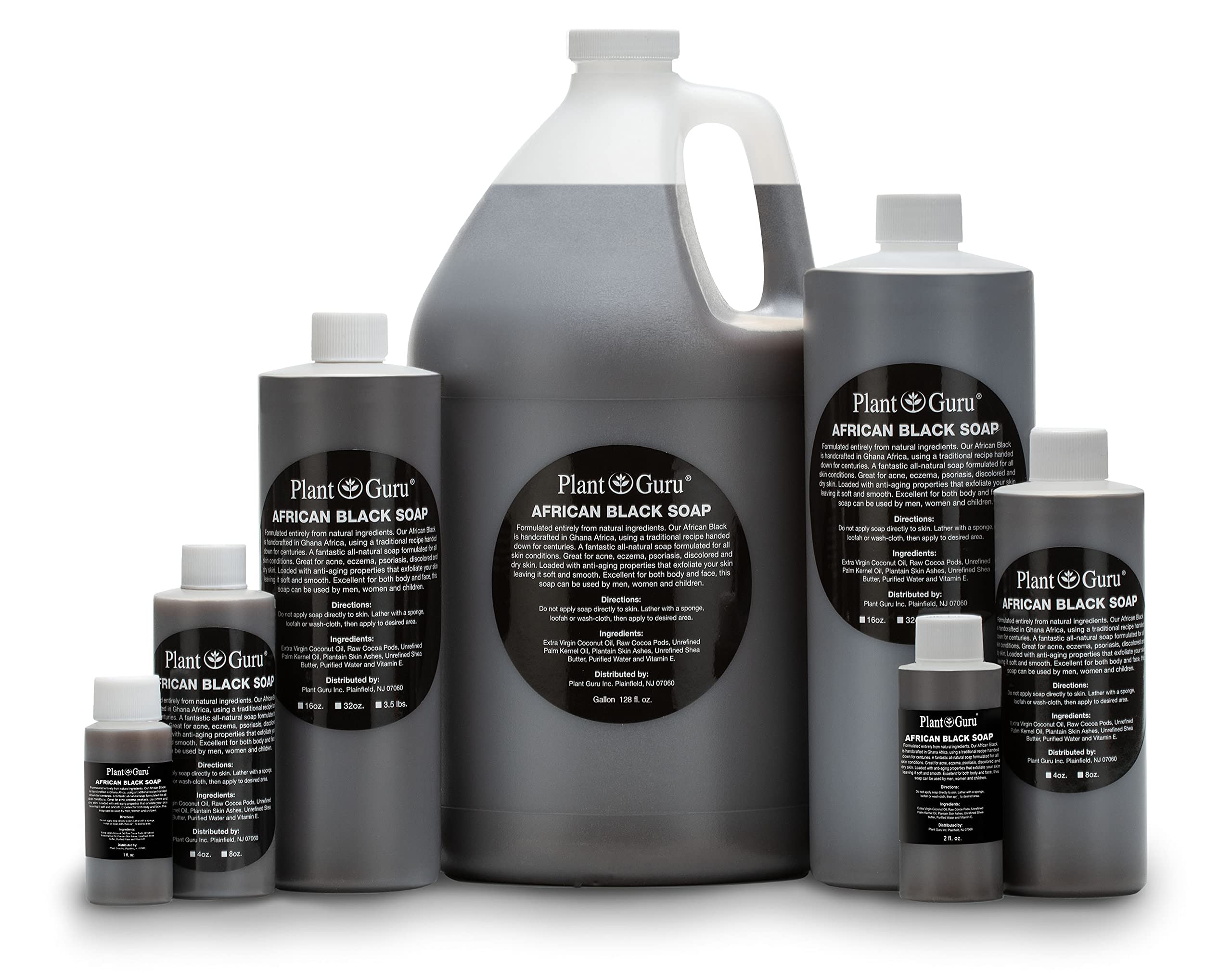 Amazon.com : Plant Guru African Black Soap Liquid 16 fl. oz